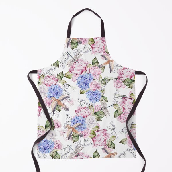 Item preview, Vintage Watercolor Roses and Hydrangea flowers designed and sold by silviaol.