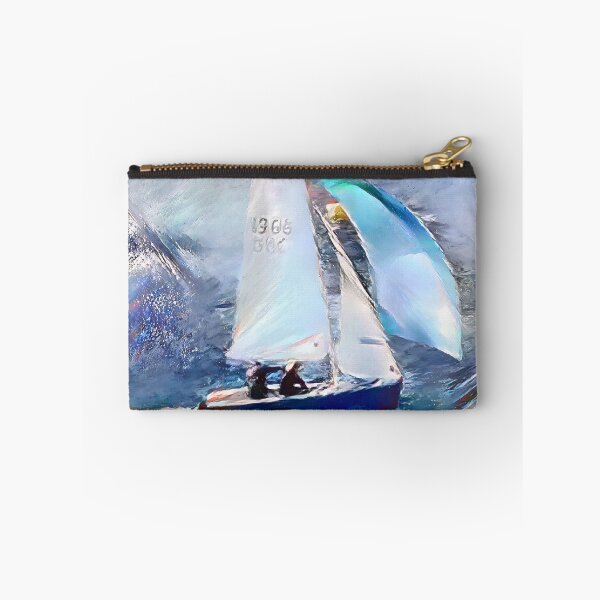 Item preview, AI Pale Blue Spinnaker Sail Boat designed and sold by LymphomaLass.