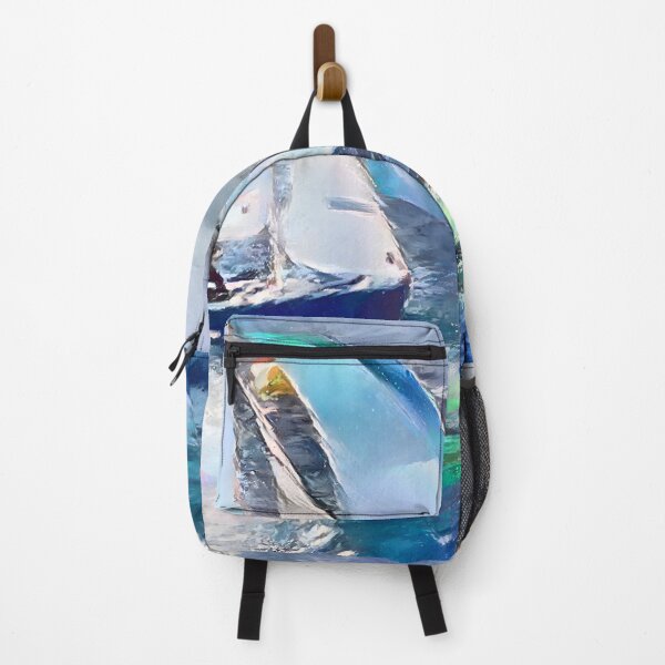 Item preview, AI Pale Blue Spinnaker Sail Boat designed and sold by LymphomaLass.
