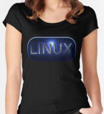 Linux Women's Fitted Scoop T-Shirt