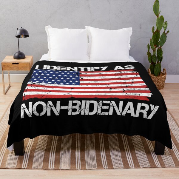 Item preview, I Identify As Non-Bidenary Anti-Biden designed and sold by Tema EL.