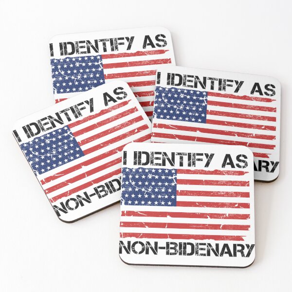Item preview,  I Identify As Non-Bidenary Anti-Biden  designed and sold by Tema EL.