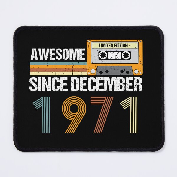 Item preview, Awesome Since December 1971 | 51th Birthday Gifts | 51 Years Old Gifts designed and sold by AMINE ★★★★★.