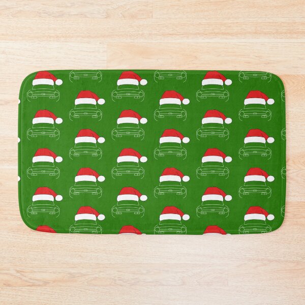 Item preview, Triumph TR6 classic car Christmas hat edition white designed and sold by soitwouldseem.