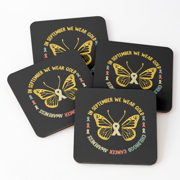Item preview, Childhood Cancer Awareness Gold Ribbon Butterfly  designed and sold by Rami Khalifah.
