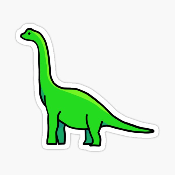 Dinosaur with Mushroom Hat Sticker – HappyPlanGirls Designs