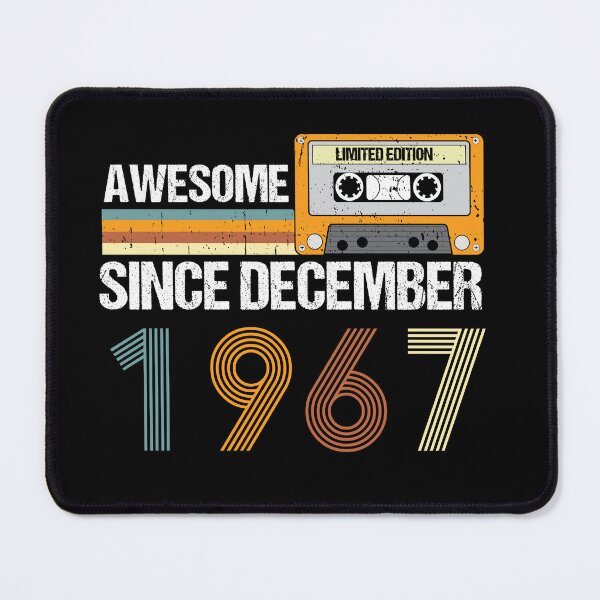 Item preview, Awesome Since December 1967 | 55th Birthday Gifts | 55 Years Old Gifts designed and sold by AMINE ★★★★★.