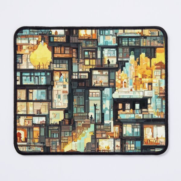 Item preview, lost pixelated city scape. designed and sold by Misterplankton.