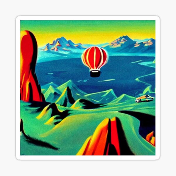 Up and Away Sticker