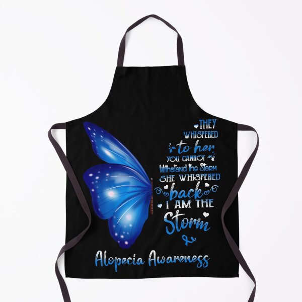Item preview, She Whispered Back I Am The Storm Alopecia Awareness Butterfly designed and sold by frechettee.