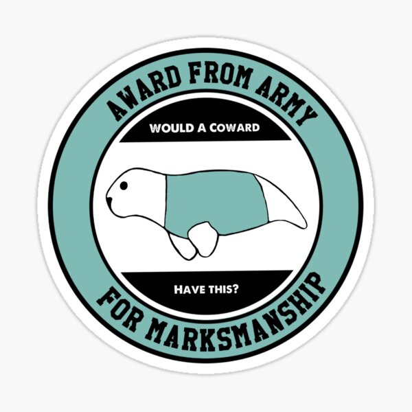 These are my awards from army Sticker