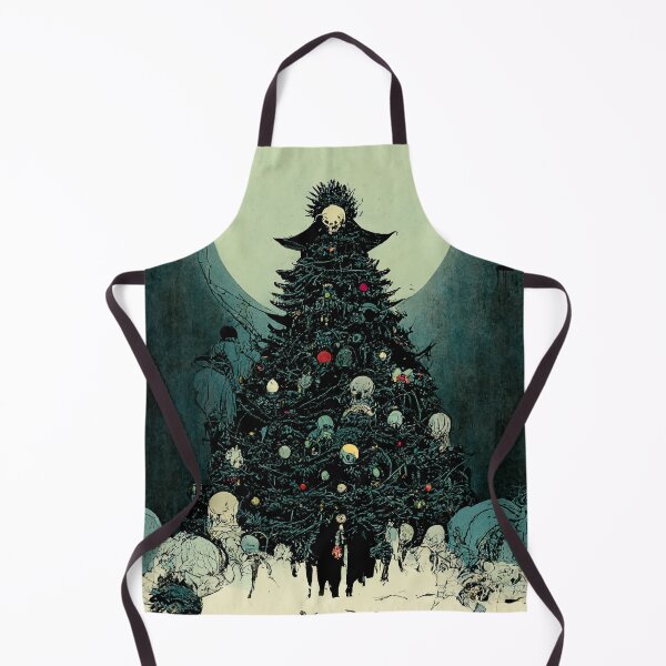 Item preview, Scary Goth Christmas Tree Greetings  designed and sold by JinxedMonster.