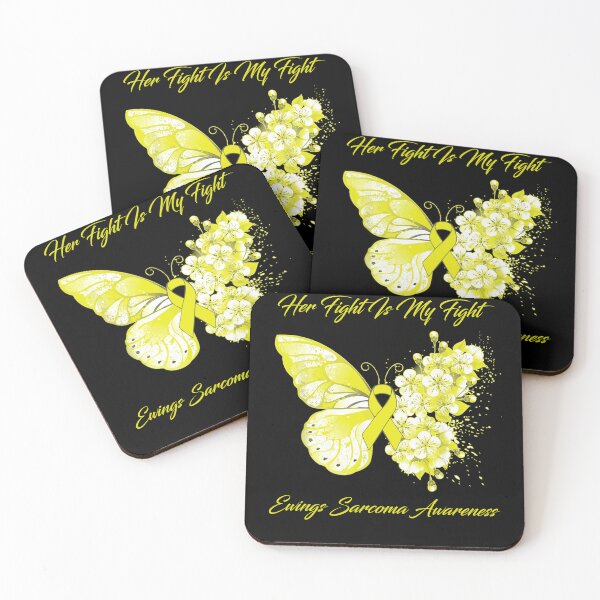 Item preview, Her Fight Is My Fight Ewings Sarcoma Awareness Butterfly Ribbon Gifts designed and sold by Adropine.