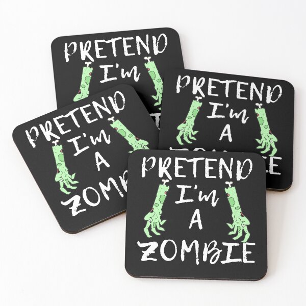 Item preview, Pretend I'm A Zombie Funny Halloween  designed and sold by DPlumDesign.