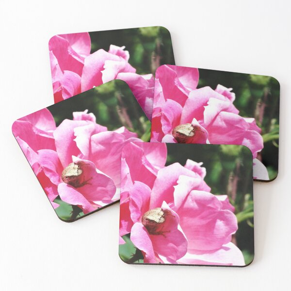 Item preview, romantic frog in the rose petals designed and sold by BBrightman.