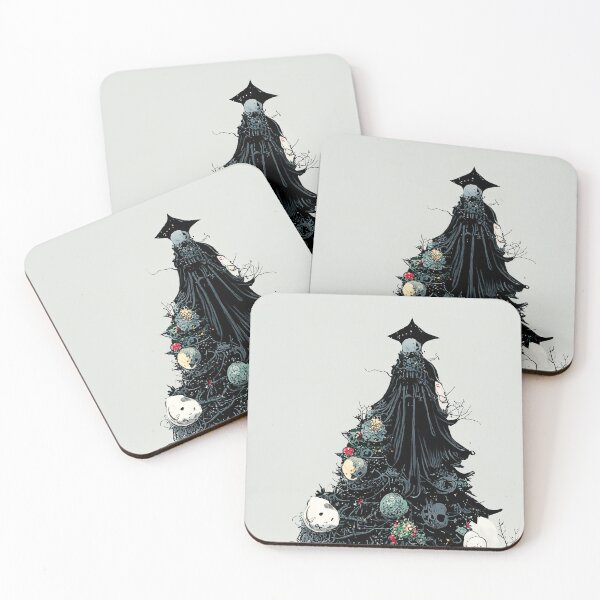 Item preview, Dark Goth Christmas Tree Greetings  designed and sold by JinxedMonster.