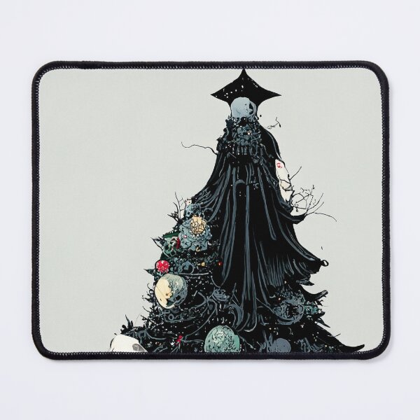 Item preview, Dark Goth Christmas Tree Greetings  designed and sold by JinxedMonster.