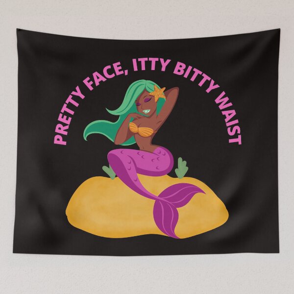 Item preview, PRETTY FACE, ITTY BITTY WAIST-SAGFABULOUS designed and sold by SagFabulous.