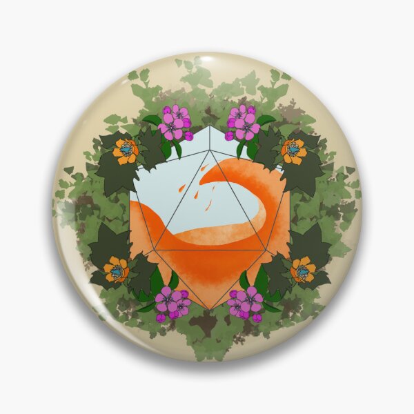 Item preview, D20 Orange Potion Sticker designed and sold by KopoArtyStuff.