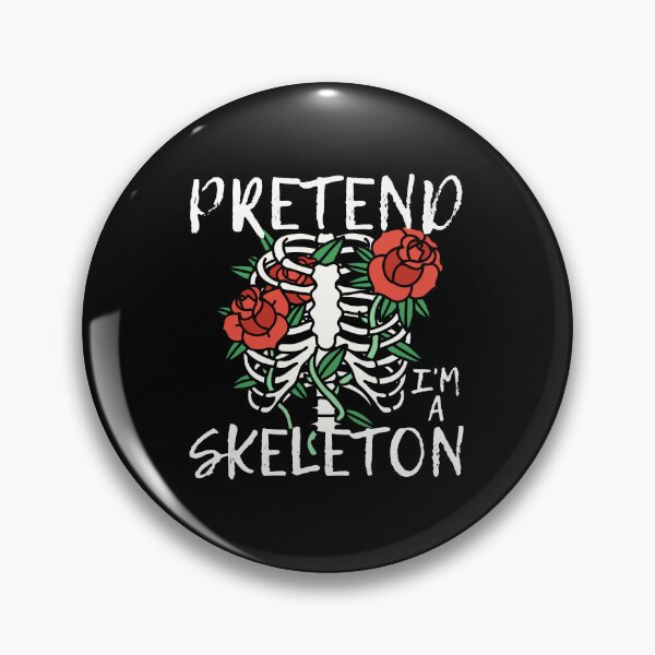 Artikelvorschau, Tu so, als wäre ich ein Skelett-Brustkorb und Rosen Lustiger Halloween-Tag der Toten entworfen und verkauft von DPlumDesign.