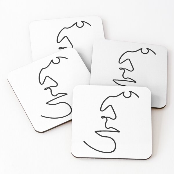 Item preview, Poker Face | One Line Drawing | One Line Art | Minimal | Minimalist designed and sold by One-Line-Artist.