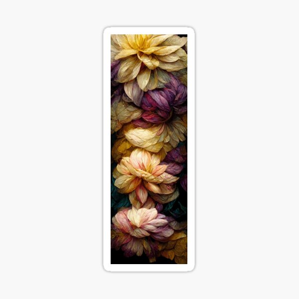 Dahlia Flowers 014 Sticker