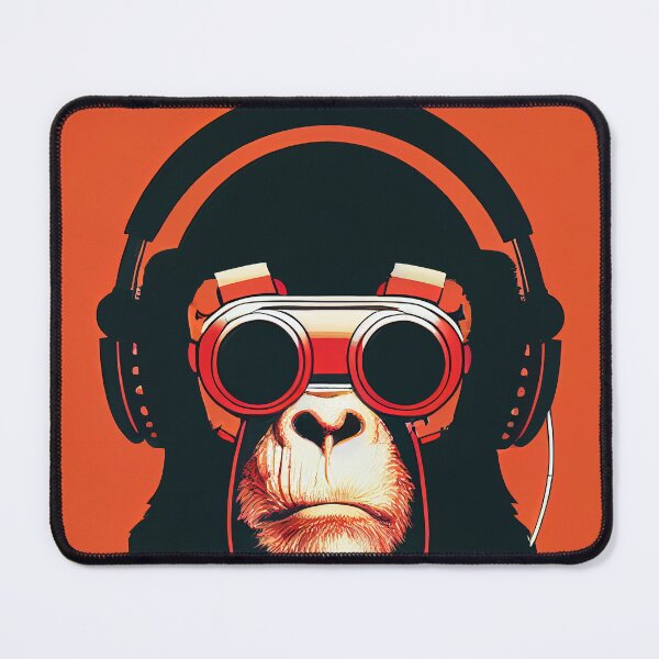 Item preview, Music Monkey, Headphones designed and sold by PeanutArtCorner.