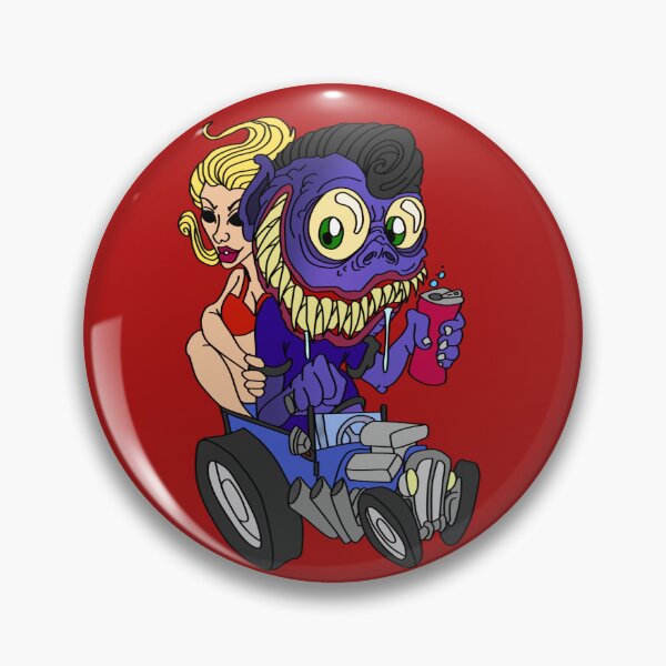 Artikelvorschau, Hot Rod Monster Kustom Kulture entworfen und verkauft von Goodinktentions.