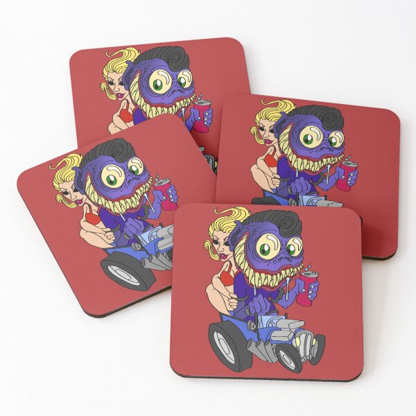 Aperçu de l'œuvre Hot Rod Monstre Kustom Kulture créée et vendue par Goodinktentions.