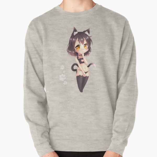 anime girl neko hoodie