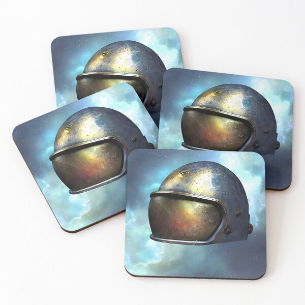 Item preview, Knight Helmet in Outer Space designed and sold by MythicModern.