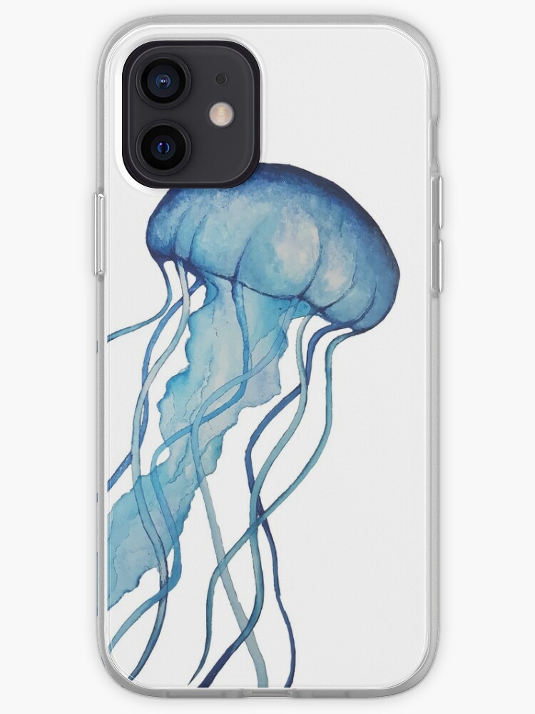 Aquarell Quallen Iphone Hulle Cover Von Megananxo Redbubble