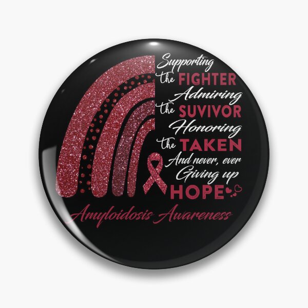 Item preview, Amyloidosis Warrior Supporting Fighter Amyloidosis Awareness designed and sold by Gillosina.