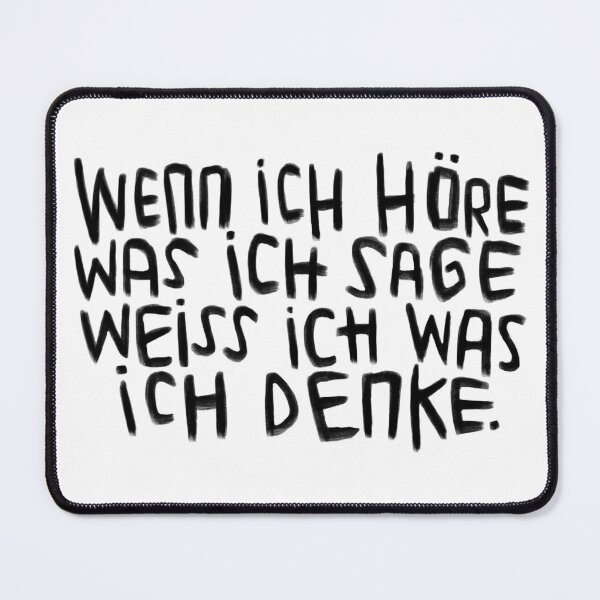 Item preview, Funny German, Hoere Sage Denke designed and sold by badlydrawnbabe.