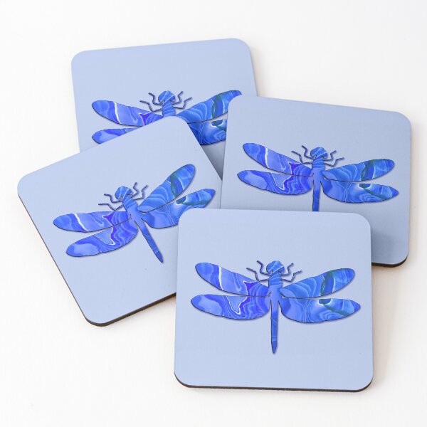 Item preview, Fantasy Blue Dragonfly Symbolism designed and sold by LaRoach Digital Arts.