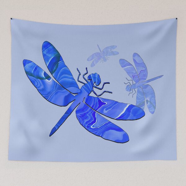 Item preview, Fantasy Blue Dragonfly Symbolism designed and sold by LaRoach Digital Arts.