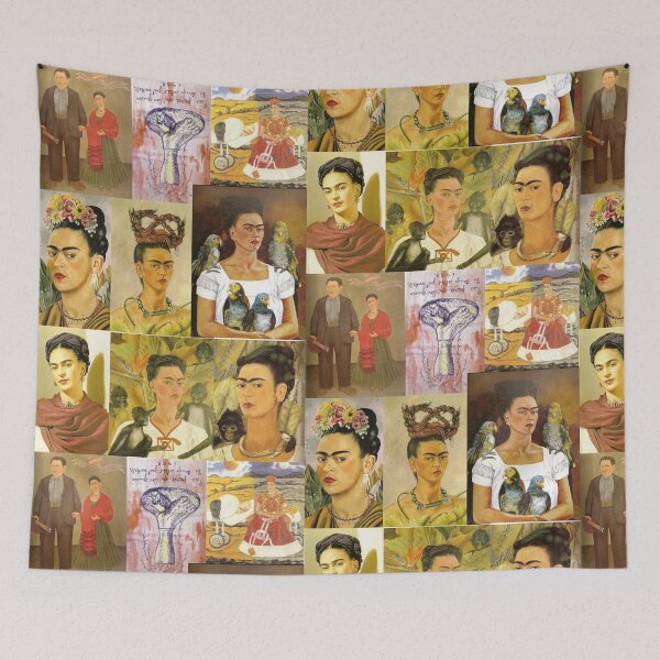 Item preview, Frida Kahlo Feet + Diego designed and sold by Muycote.