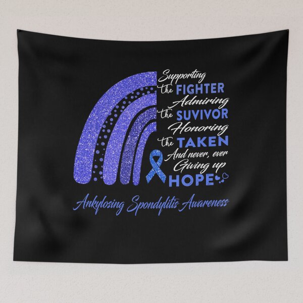 Item preview, Ankylosing Spondylitis Warrior Supporting Fighter Ankylosing Spondylitis Awareness designed and sold by Gillosina.