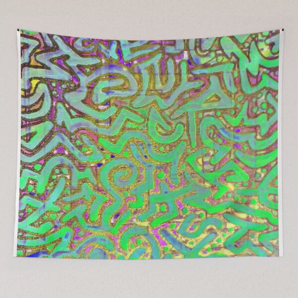 Item preview, Doodle Art (Green) designed and sold by 13th1rt3en.