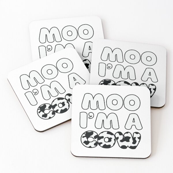 Item preview, MOO I AM A COW CUTE HALLOWEEN designed and sold by SAFREN.