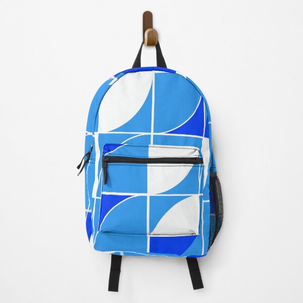 Item preview, Blue And White Trendy Modern Geometric Pattern  designed and sold by DEC02.