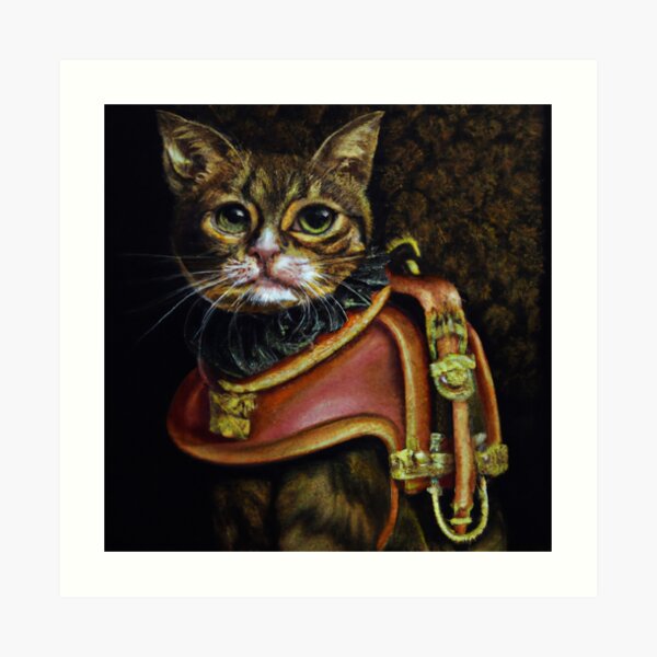 Victoria the Cat, with throne and tea kettle (Baroque) Art Board Print for  Sale by thecatandkettle