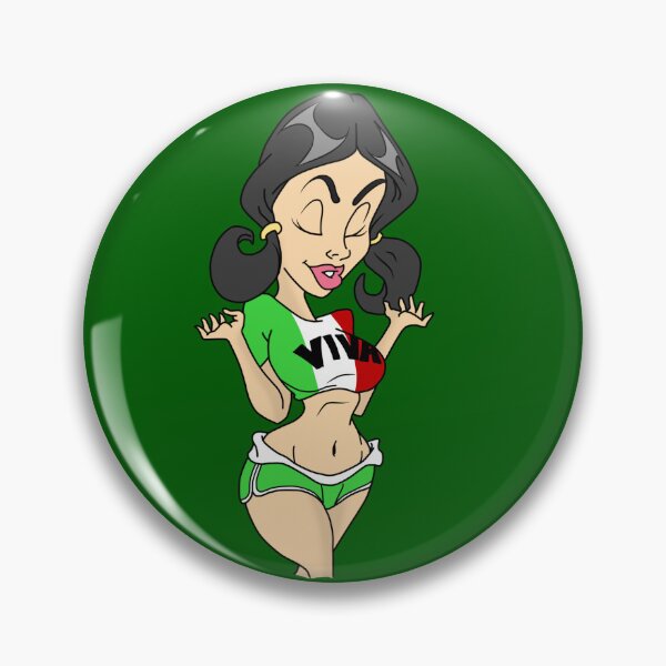 Item preview, Viva Mexico Pin Up Girl New School designed and sold by Goodinktentions.