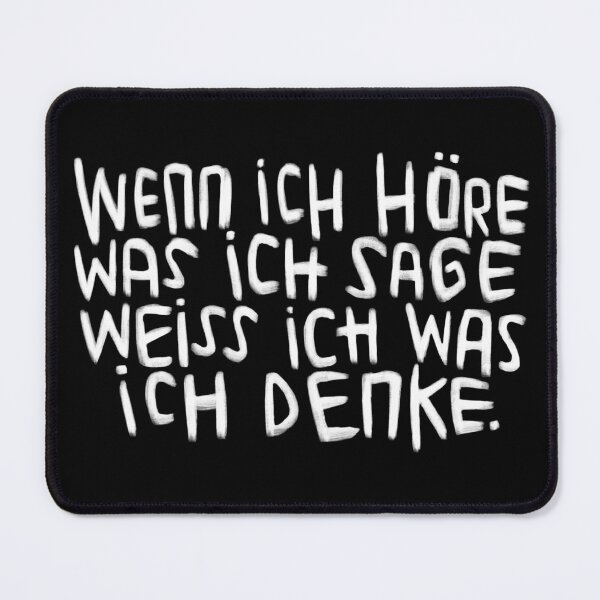 Item preview, Funny German, Hoere Sage Denke, Speak your mind designed and sold by badlydrawnbabe.