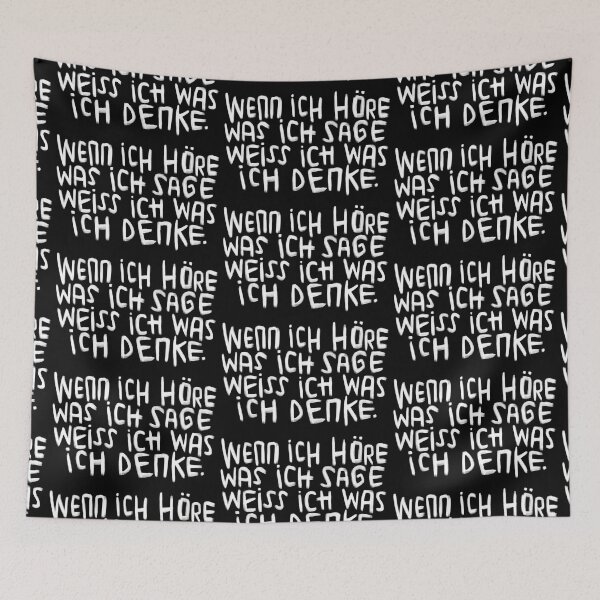 Item preview, Funny German, Hoere Sage Denke, Speak your mind designed and sold by badlydrawnbabe.