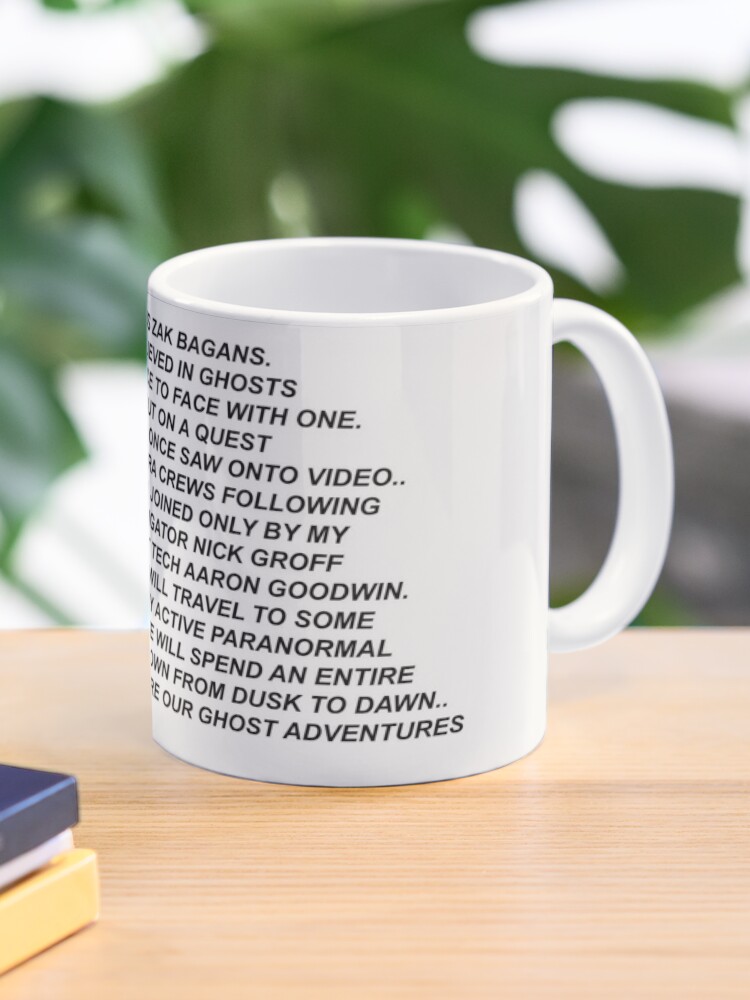 My Name Is Zak Bagans Ceramic Mugs Coffee Cups Milk Tea Mug Meme