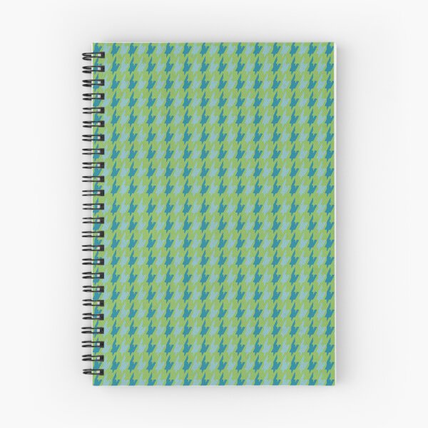 Item preview, Inspiración vintage - Patrón de pata de gallo azul / verde designed and sold by KaraleeLS.