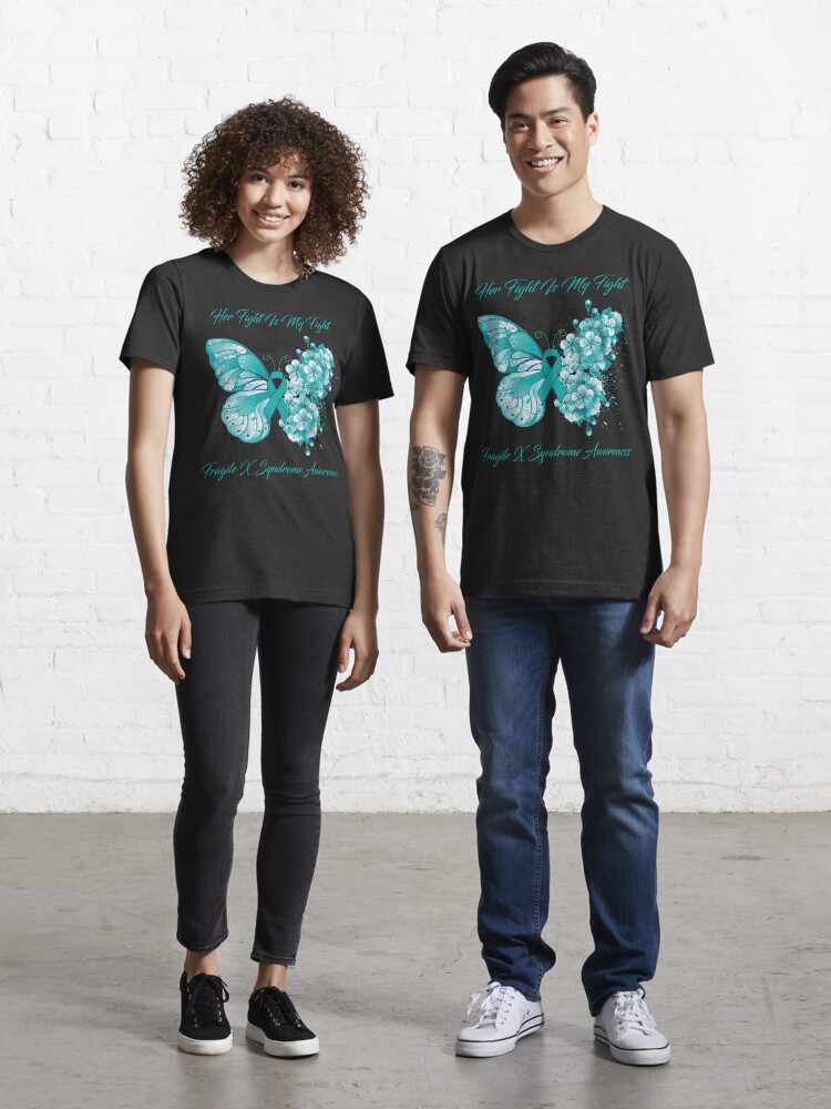 Fragile X Syndrome Awareness Tee Shirt - Butterfly T-Shirt Fragile X Syndrome Awareness Tee Shirt - Butterfly T-Shirt