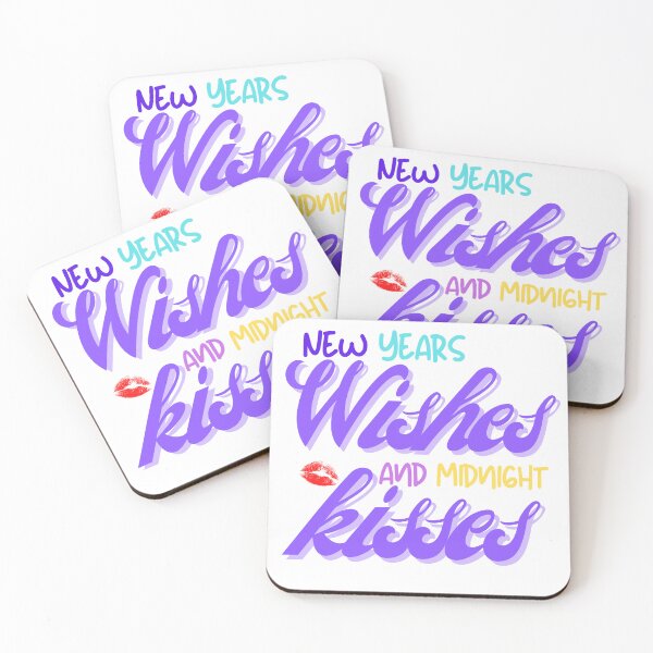 Item preview, New Years Wishes and Midnight Kisses/ New Years / New Years Party/ Christmas Happy New Year / Matching designed and sold by Alexa5454.