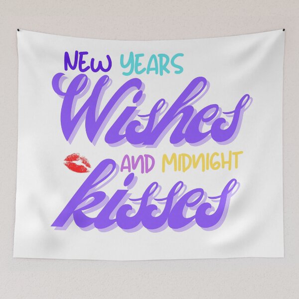 Item preview, New Years Wishes and Midnight Kisses/ New Years / New Years Party/ Christmas Happy New Year / Matching designed and sold by Alexa5454.